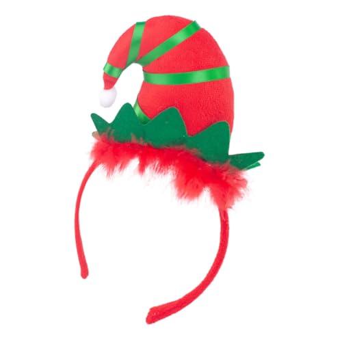 CLISPEED Weihnachtlicher Haarreifen mit Elfenhut Festliches Xmas Headwear für Weihnachtsfeiern Komfortables Party Haarband mit Glattem Tragegefühl und Langlebigem Sitz CLISPEED Weihnachtlicher Haarreifen mit Elfenhut Festliches Xmas Headwear für Weihnachtsfeiern Komfortables Party Haarband mit Glattem Tragegefühl und Langlebigem Sitz von CLISPEED