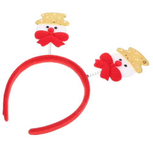 CLISPEED Weihnachtlicher Schneemann Haarreif Festlicher Kopfschmuck für Erwachsene und Weihnachtliche Party Accessoire Komfortabel und Langlebig für Weihnachtsfeier und Kostüm CLISPEED Weihnachtlicher Schneemann Haarreif Festlicher Kopfschmuck für Erwachsene und Weihnachtliche Party Accessoire Komfortabel und Langlebig für Weihnachtsfeier und Kostüm von CLISPEED