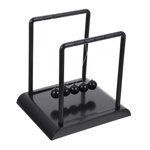 CLISPEED Wissenschaftliches Cradle Balance Ball Kinetisches Schreibtischspielzeug aus Hochwertigem Material Entspannend für Büro und Zuhause Pädagogisches für Physikliebhaber von CLISPEED