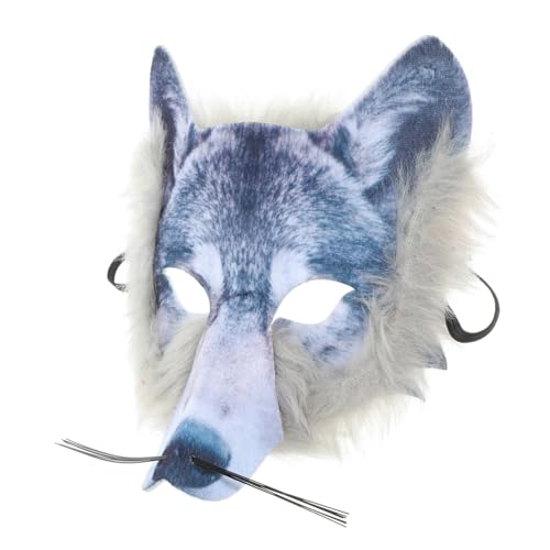 CLISPEED Wolf Cosplay Maske für Halloween Realistische Werwolf Maske Karneval Kostümbälle und Partys Einfache Handhabung Sicht und Atmungsaktivität CLISPEED Wolf Cosplay Maske für Halloween Realistische Werwolf Maske Karneval Kostümbälle und Partys Einfache Handhabung Sicht und Atmungsaktivität von CLISPEED
