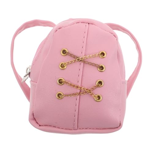 CLISPEED Zipper Schulranzen mit Geldbörse für Schulbedarf und Accessoires für Puppen Pinkes Design CLISPEED Zipper Schulranzen mit Geldbörse für Schulbedarf und Accessoires für Puppen Pinkes Design von CLISPEED