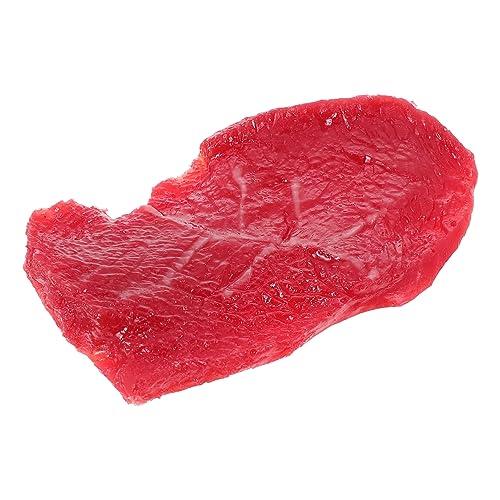 CLISPEED gefälschtes Lebensmittelmodell für Tisch falsches Fleisch künstliches Steak Esstischdekoration spielsachen für Fun Toy gefälschtes Essen Party-Steak-Ornament Styropor CLISPEED gefälschtes Lebensmittelmodell für Tisch falsches Fleisch künstliches Steak Esstischdekoration spielsachen für Fun Toy gefälschtes Essen Party-Steak-Ornament Styropor von CLISPEED