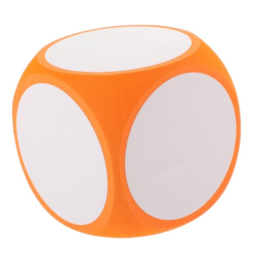 CLISPEED löschbare Würfel DIY Education Spiele Game -Würfeln große Würfel für Kinderzahl Leere sechsseitige Würfel farbig Schreiben Sie auf abwischbare Würfel Leere Würfel Schaum Orange CLISPEED löschbare Würfel DIY Education Spiele Game -Würfeln große Würfel für Kinderzahl Leere sechsseitige Würfel farbig Schreiben Sie auf abwischbare Würfel Leere Würfel Schaum Orange von CLISPEED