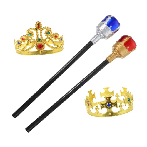 CLISPEED und Königinnen Kronen mit Teiligem Blauen und Roten für Kostüm Party Tanz Geburtstagsfeier Royal Performance Show Geeignet für Erwachsene CLISPEED und Königinnen Kronen mit Teiligem Blauen und Roten für Kostüm Party Tanz Geburtstagsfeier Royal Performance Show Geeignet für Erwachsene von CLISPEED