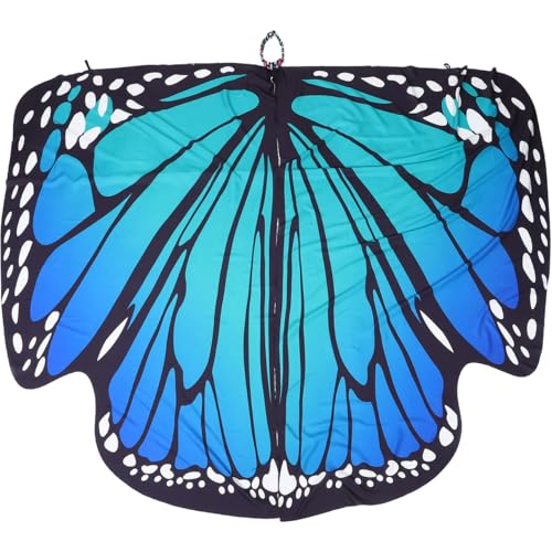Schmetterlingsflügel Erwachsene: Schmetterling Kostüm Damen, Schmetterling Cloak Pixie Cape Keine Sticks Umhang, Mehrfarbig für Frauen Mädchen Karneval Masquerade Ostern Schmetterlingsflügel Erwachsene: Schmetterling Kostüm Damen, Schmetterling Cloak Pixie Cape Keine Sticks Umhang, Mehrfarbig für Frauen Mädchen Karneval Masquerade Ostern von CLISPEED