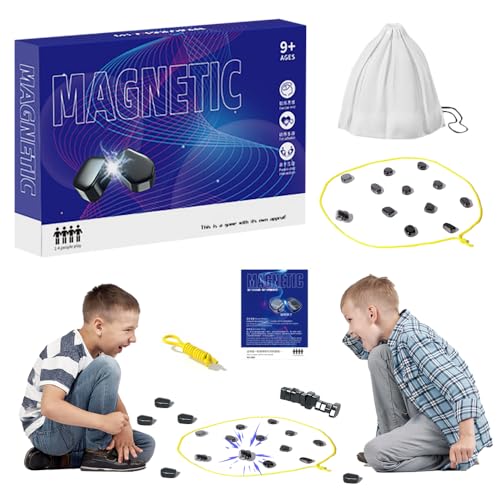 CLIUNT Magnetisches Schachspiel, Magnetspiel Spiel, Tragbares Schach Magnetisch, Magnetspiel Puzzle Magnetic Schachspiel für Kinder & Erwachsene Partyzubehör für Familientreffen von CLIUNT