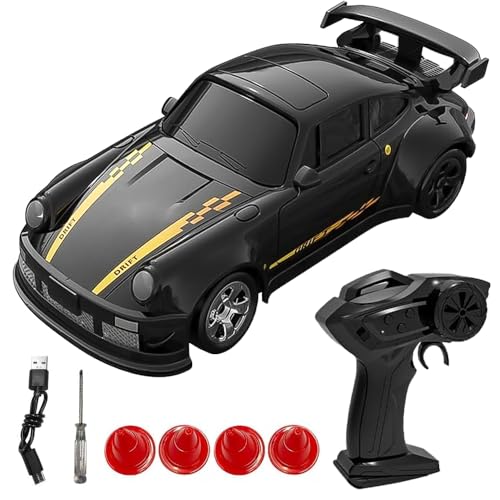 CLIUNT RC Drift Car, 1:64 Drift Auto Ferngesteuert für Kinder Junge, Drift Ferngesteuertes Auto,15km/h Mini Drift Car mit LED-Lichtern, für Jungen Mädchen und Erwachsene Geschenk CLIUNT RC Drift Car, 1:64 Drift Auto Ferngesteuert für Kinder Junge, Drift Ferngesteuertes Auto,15km/h Mini Drift Car mit LED-Lichtern, für Jungen Mädchen und Erwachsene Geschenk von CLIUNT