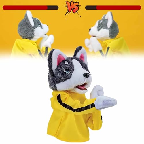 2024 New Dog Boxing Hand Puppet Toy - Feelings Family Hand Puppets,Toddler Animal Toy with Sounds and Boxing Action, Husky Hand Puppets Toys for Birthday Gifts, Family Games (1PCS) von CLOUDEMO