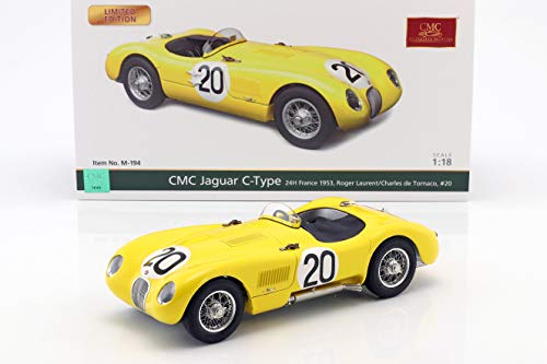 Jaguar C-Type #20 24h Lemans 1953 Laurent, de Tornaco 1:18 CMC von CMC Modelcars