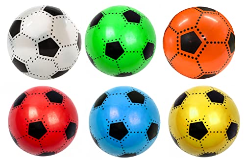 CMC imports 4er Set Kinder Fußbälle – Ø 23 cm – Leichte PVC Spielbälle in bunten Farben – Weich & aufblasbar – Für Garten, Pool, Scwimmbad, Schule & Freizeit – Spielball-Set für Kinder ab 3 Jahren CMC imports 4er Set Kinder Fußbälle – Ø 23 cm – Leichte PVC Spielbälle in bunten Farben – Weich & aufblasbar – Für Garten, Pool, Scwimmbad, Schule & Freizeit – Spielball-Set für Kinder ab 3 Jahren von CMC imports