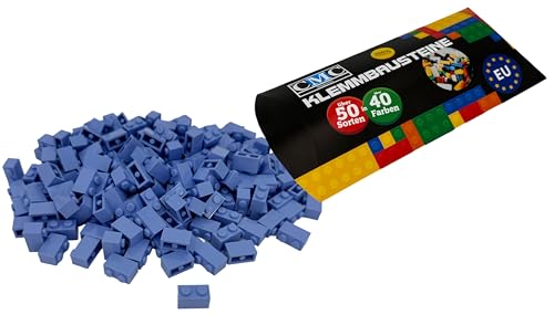 CMC imports 50 Klemmbausteine Bausteine 1x2 Noppen Kompatibel freie Auswahl 34 Farben (452 - Lavendel) von CMC imports