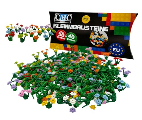 CMC imports 800 teilig Pflanzen Blumen Blüten Flower Pflanze Klemmbausteine Bausteine Kompatibel Blätter Stengel für Garten City Deko Wald Kreatives DIY-Bauset CMC imports 800 teilig Pflanzen Blumen Blüten Flower Pflanze Klemmbausteine Bausteine Kompatibel Blätter Stengel für Garten City Deko Wald Kreatives DIY-Bauset von CMC imports