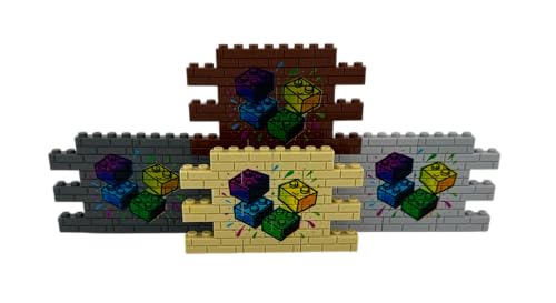 CMC imports Graffiti Klemmbausteine Mauersteine Graffiti Wand Kompatibel Masonry Profile Bricks 15533/98283 Zigelstein Graffiti-Wall Wandelement (851 - Dunkelgrau) von CMC imports