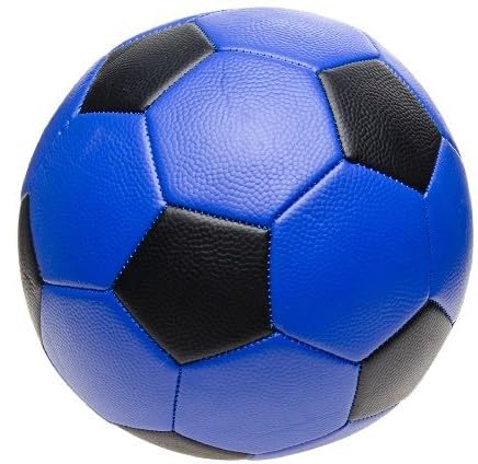 CMC imports Kinder Fußbälle No.5 – Ø 23 cm – Spielbälle in bunten Farben – Kunstleder aufblasbar – Für Garten, Pool, Scwimmbad, Schule & Freizeit – Spielball-Einzeln oder als 4er Set (Blau) von CMC imports