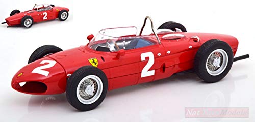 CMC Scale Modell KOMPATIBEL MIT Ferrari 156 F1 SHARKNOSE Phil Hill N.2 Italy GP World Champion 1:18 CMR166 von CMC