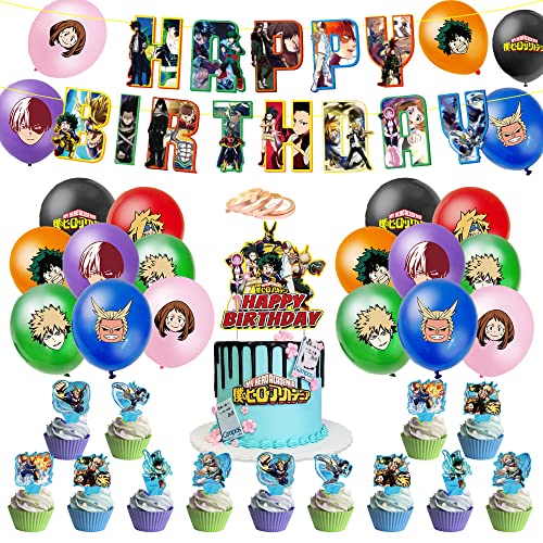 Deko Geburtstag My Hero Academia Luftballons My Hero Academia Geburtstagsdeko Geburtstag Girlande My Hero Academia Kuchendeckel von CMDXBD