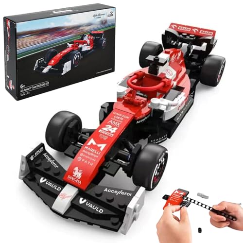 CMJ RC CARS Alfa Romeo 1:24 Maßstab F1 C42 Modellbausatz - 340-teiliges Sammlerset eines Formel 1 Rennwagens, Bausatz für Kinder ab 6 Jahren CMJ RC CARS Alfa Romeo 1:24 Maßstab F1 C42 Modellbausatz - 340-teiliges Sammlerset eines Formel 1 Rennwagens, Bausatz für Kinder ab 6 Jahren von CMJ RC CARS