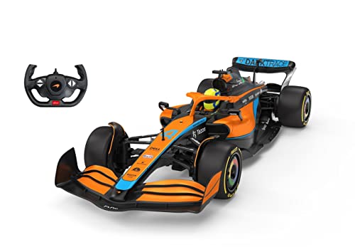 McLaren F1 MCL36 RC Auto (1:12 Skala) - Fernbedienungsauto für Formel 1 der Saison 2022 Fahrer - Lando Norris + Daniel Ricciardo von CMJ RC CARS
