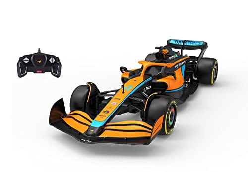 McLaren F1 MCL36 RC Auto (1:18 Skala) - Fernbedienungsauto für Formel 1 der Saison 2022 Fahrer - Lando Norris + Daniel Ricciardo von CMJ RC CARS