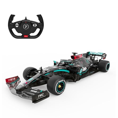 Mercedes F1 RC Auto AMG F1 W11 EQ (Skala 1:12) 2,4GHz Ferngesteuertes Auto - Offiziell lizenziert - Lewis Hamilton & George Russell. Ideal für Kinder, Jungen und Erwachsene. von CMJ RC CARS