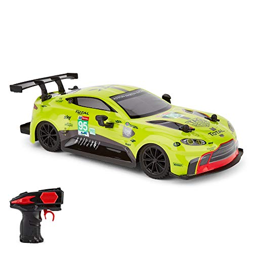 CMJ RC Cars Aston Martin GTE Vantage Offiziell Lizenziertes ferngesteuertes Auto, Maßstab 1:24, Grün von CMJ RC CARS