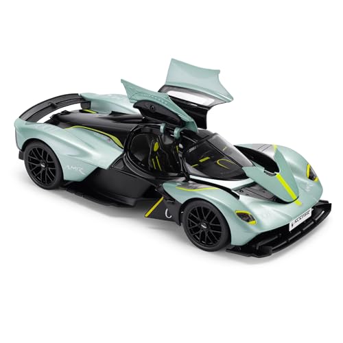 Aston Martin Valkyrie Modellauto im Maßstab 1:18 - Appletree Green | Detailliertes Sammlermodell aus Druckguss | Offiziell Lizenziertes Produkt von CMJ
