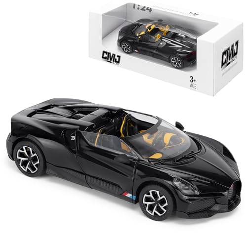 Bugatti Mistral 1:24 Scale Die-Cast Model Car - Black | Detailed Collectors Edition Diecast | Official Licensed Product Bugatti Mistral 1:24 Scale Die-Cast Model Car - Black | Detailed Collectors Edition Diecast | Official Licensed Product von CMJ