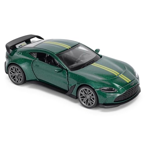 CMJ Aston Martin V12 Vantage Modellauto im Maßstab 1:43 – Racing Green | Präzise gefertigtes Sammlerstück aus Metallguss | Offiziell Lizenziertes Produkt von CMJ