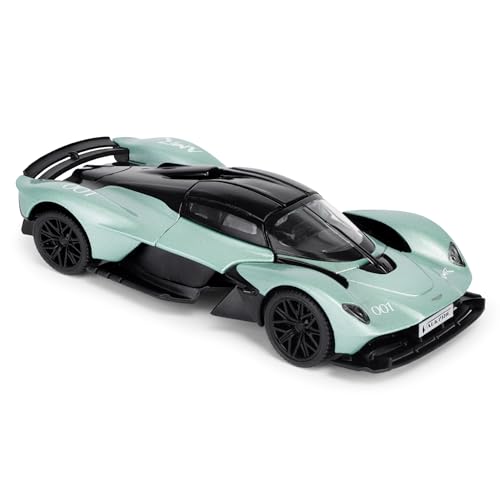 CMJ Aston Martin Valkyrie AMR Pro Modellauto im Maßstab 1:43 – Appletree Green | Detailliertes Sammlerstück aus Metallguss | Offiziell Lizenziertes Produkt von CMJ
