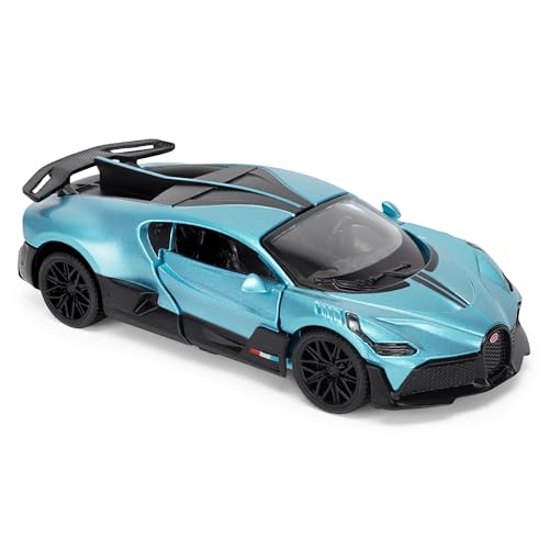 CMJ Bugatti Divo Modellauto im Maßstab 1:43 – French Racing Blue | Hochwertiges Sammlermodell aus Druckguss | Offiziell Lizenziertes Produkt von CMJ