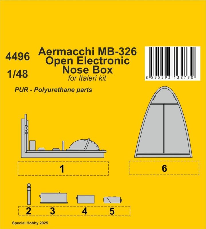 Aermacchi MB-326 Open Electronic Nose Box [taleri] von CMK