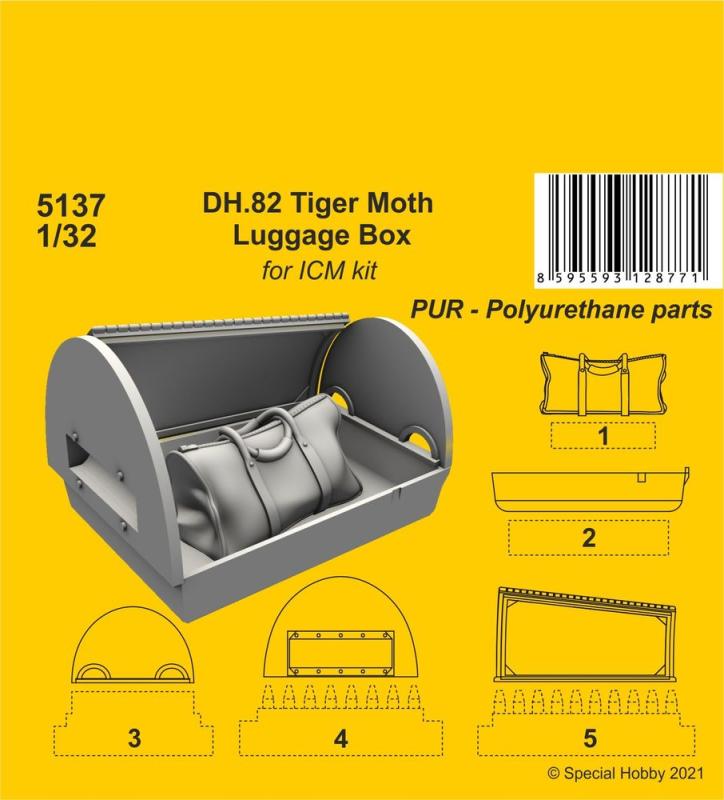 DH.82 Tiger Moth - Luggage Box [ICM] von CMK