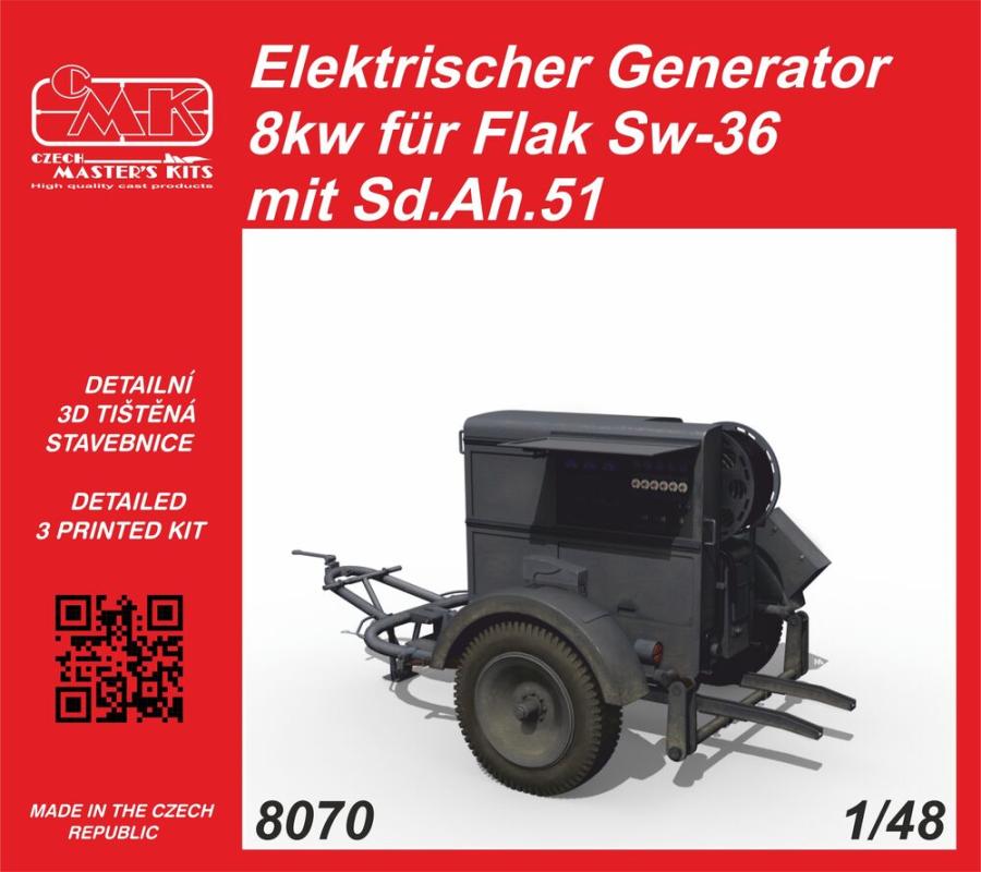 Elektrischer Generator 8kw für Flak Sw-36 mit Sd.Ah.51 Elektrischer Generator 8kw für Flak Sw-36 mit Sd.Ah.51 von CMK