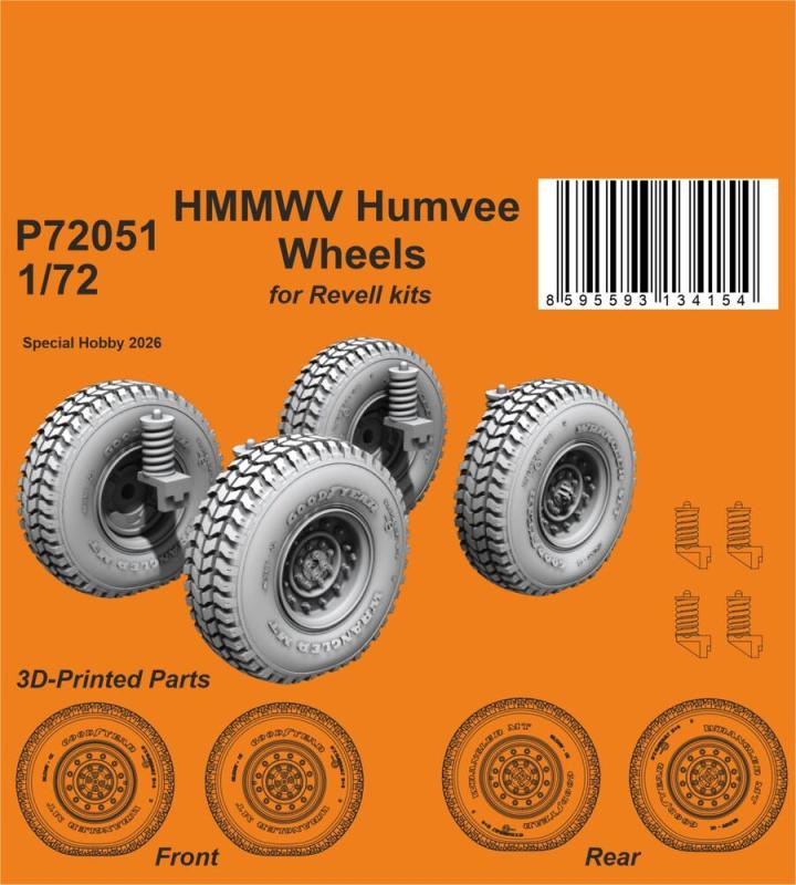 HMMWV Humvee - Wheels [Revell] von CMK