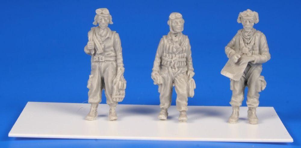 Japanese Army AF Bomber Crew MembersWWII (3 Figuren) von CMK
