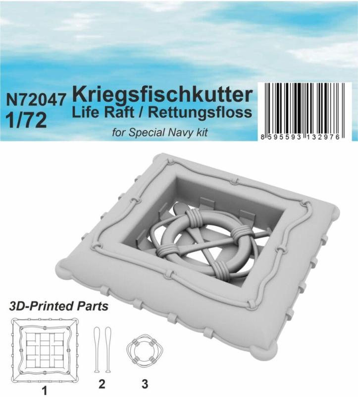 Kriegsfischkutter Life Raft / Rettungsfloss Kriegsfischkutter Life Raft / Rettungsfloss von CMK