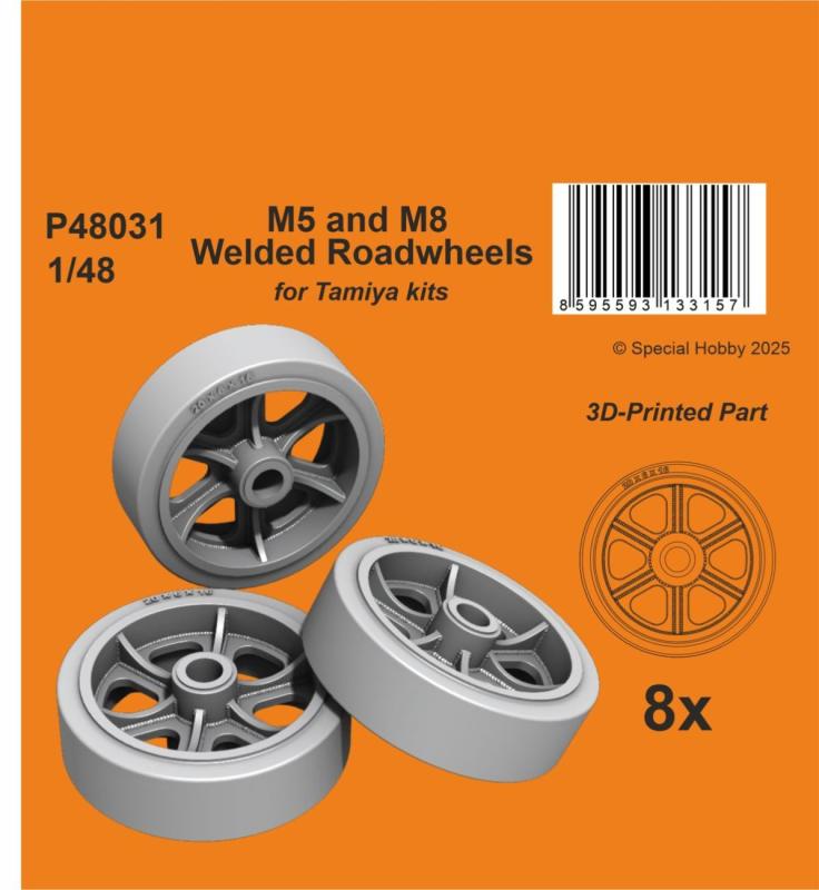 M5 and M8 Welded Roadwheels [Tamiya] von CMK