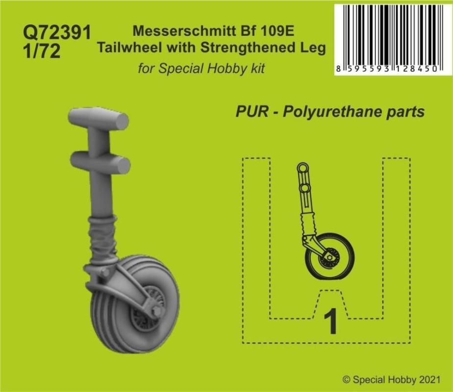 Messerschmitt Bf 109E - Tailwheel with Strengthened Leg Messerschmitt Bf 109E - Tailwheel with Strengthened Leg von CMK