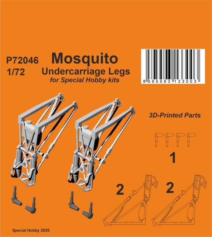 Mosquito - Undercarriage Legs [Special Hobby] von CMK