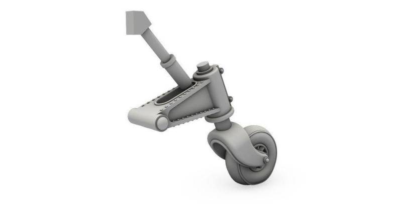 Reggiane Re 2000 - Tailwheel with Strengthened Leg von CMK
