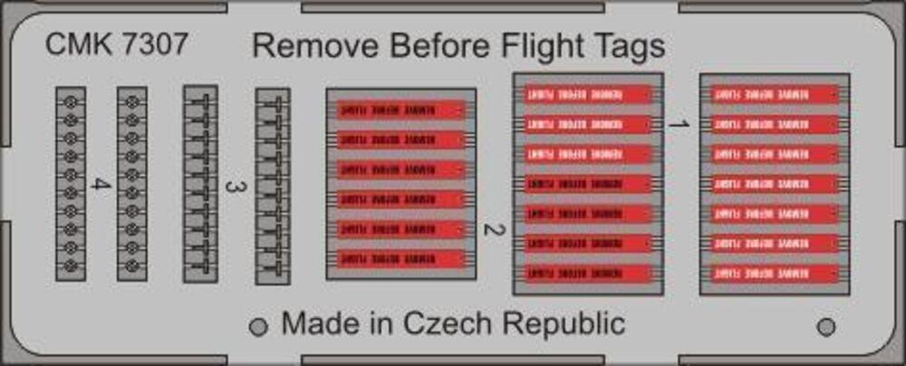 Remove Before Flight Tags (20 StÃ¼ck) von CMK