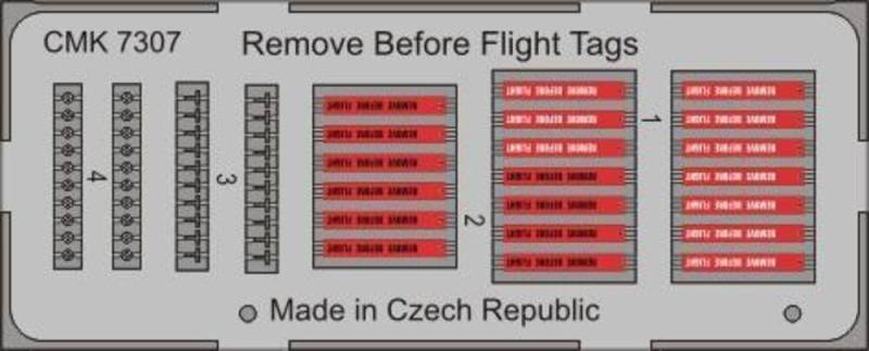 Remove Before Flight Tags (20 StÃ¼ck) von CMK