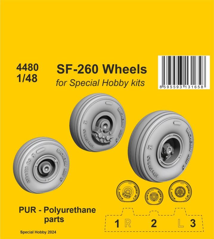 SF-260 Wheels [Special Hobby] von CMK