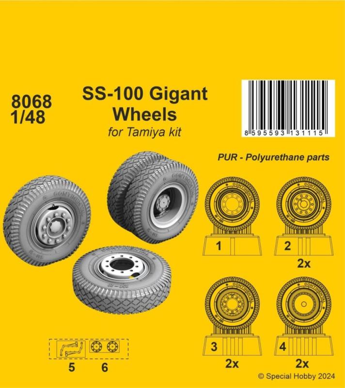 SS-100 Gigant - Wheels [Tamiya] von CMK