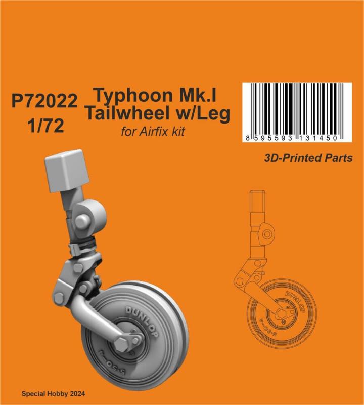 Typhoon Mk.I - Tailwheel w/Leg von CMK
