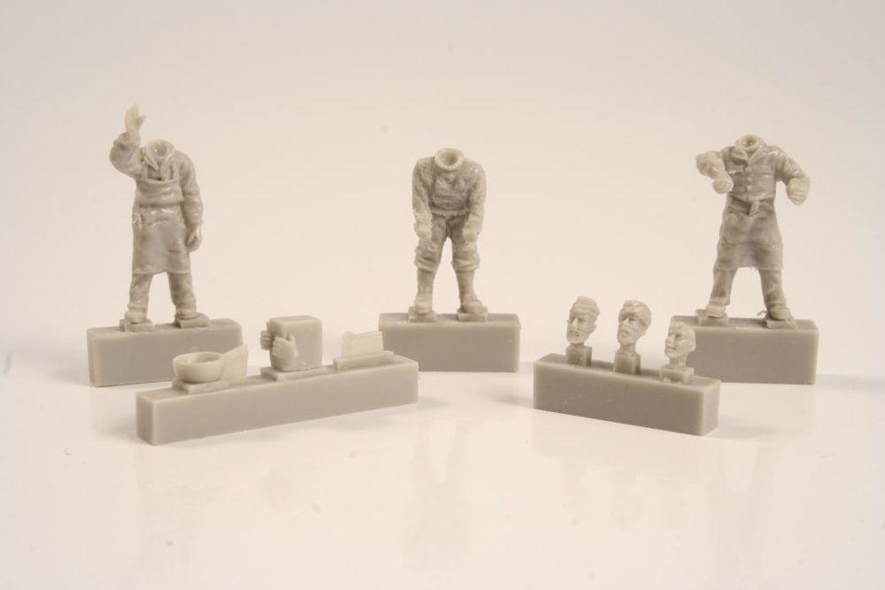 U-Boot typ IXC-Crew in Galley (3 Figuren) von CMK