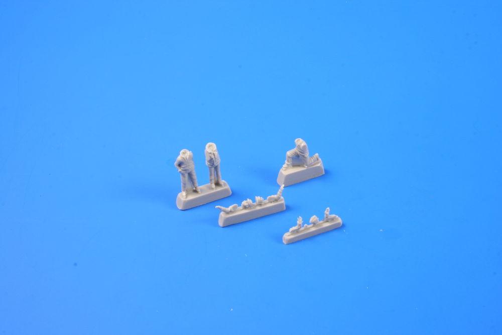 USAAF WWII pilot, gunner & mechanic (3 Figuren) von CMK