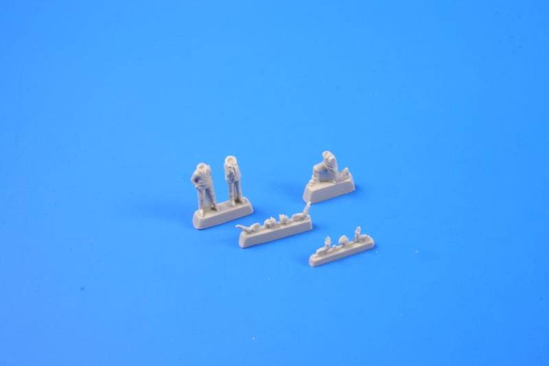 USAAF WWII pilot, gunner & mechanic (3 Figuren) von CMK