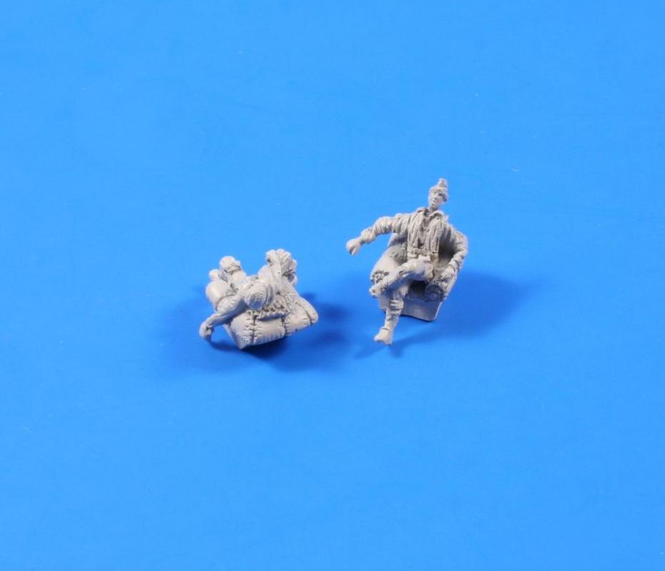WWII German pilots at rest (2 Figuren) von CMK