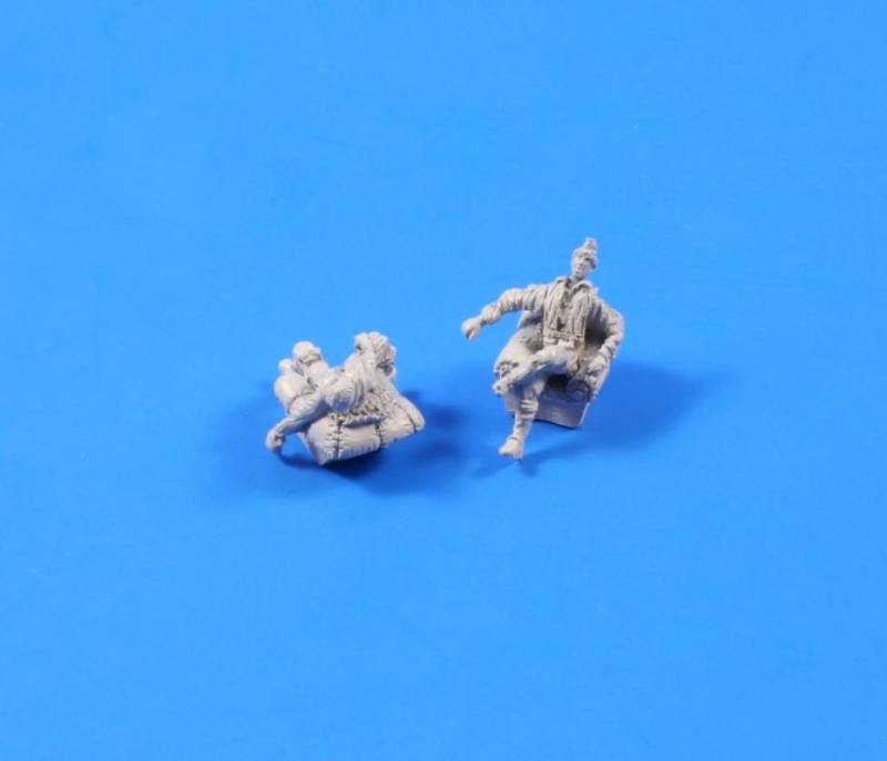 WWII German pilots at rest (2 Figuren) von CMK